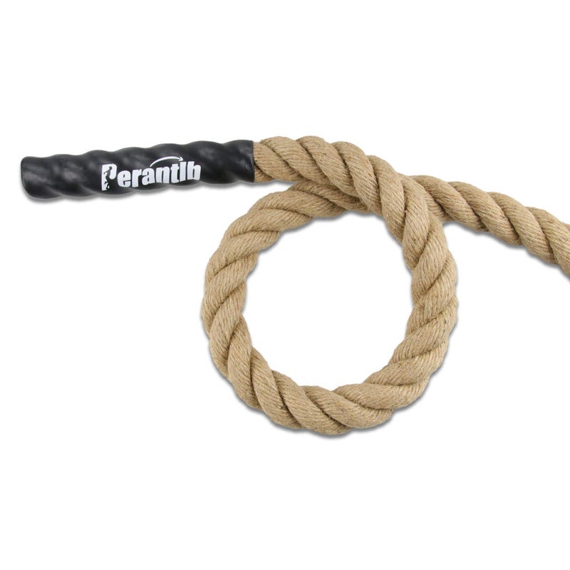 Perantlb Outdoor Climbing Rope for Fitness and Strength Training, Workout Gym Climbing Rope, 1.5'' in Diameter, Length Available: 10, 15, 20, 25, 30, 50 Feet - Image 4